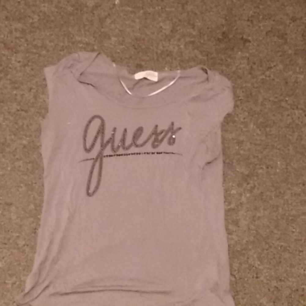 Guess gray short sleeve